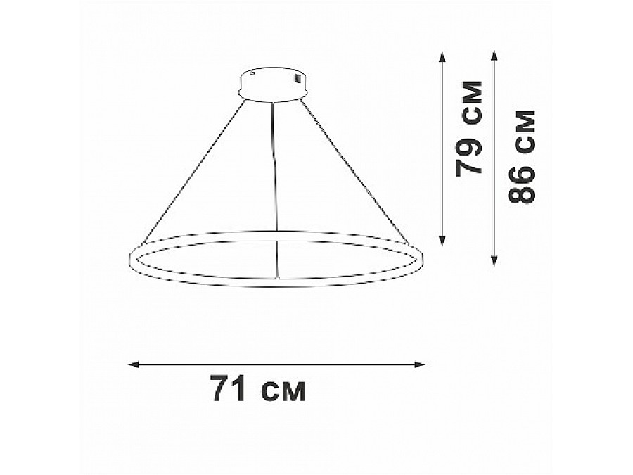 Подвесной светильник Vitaluce V2516 V2516-8/1S