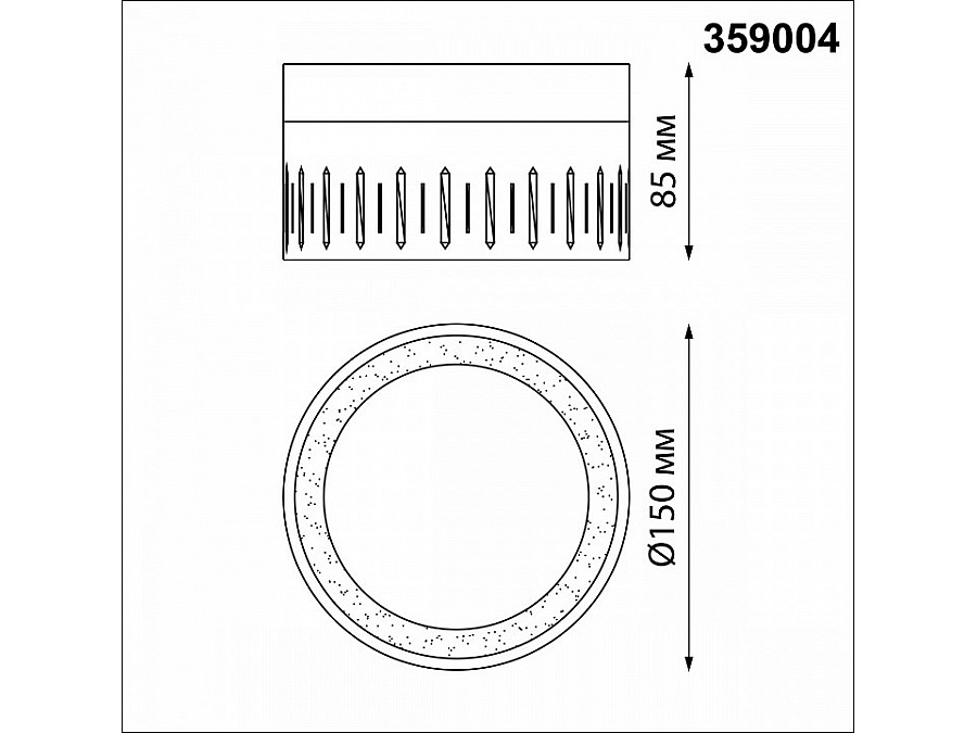 Накладной светильник Novotech Aura 359004