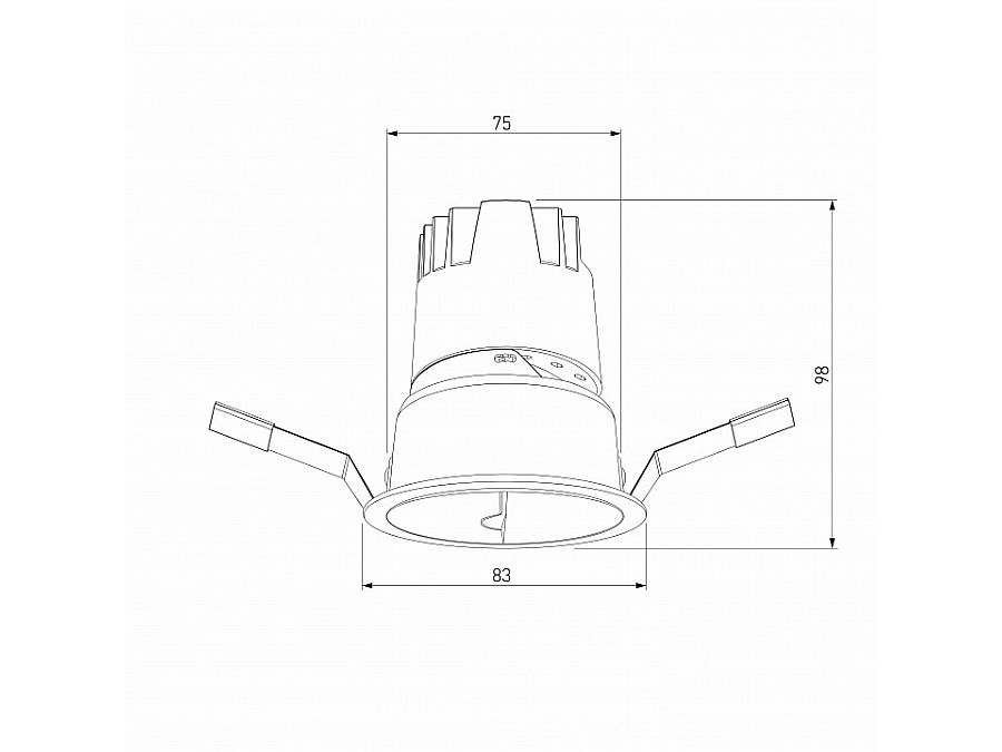 Встраиваемый светильник Elektrostandard Inline a064611