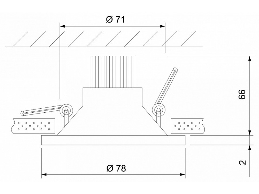 Встраиваемый светильник Elektrostandard 15266/LED 15266/LED