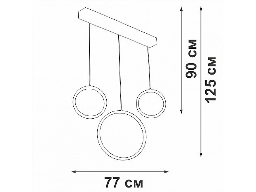 Подвесной светильник Vitaluce V3050 V3050-1/3S