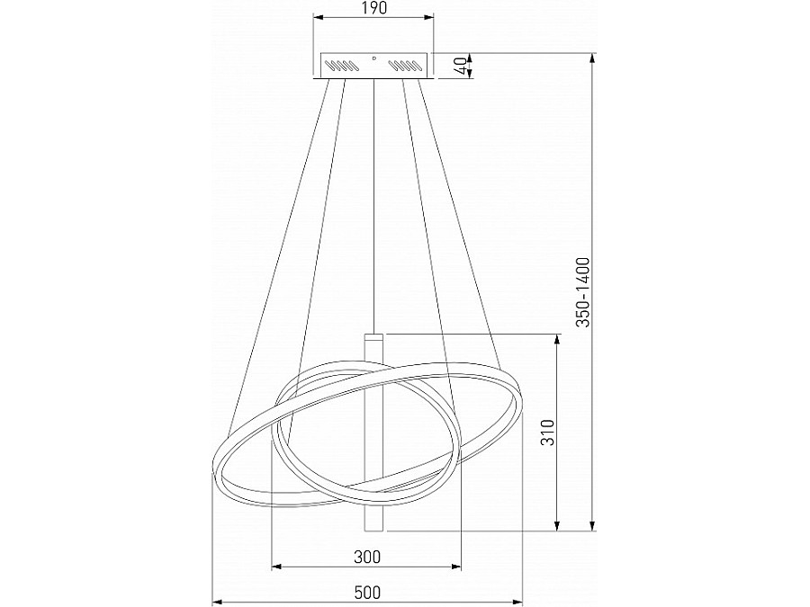 Подвесной светильник Eurosvet Stroke 90270/1 черный