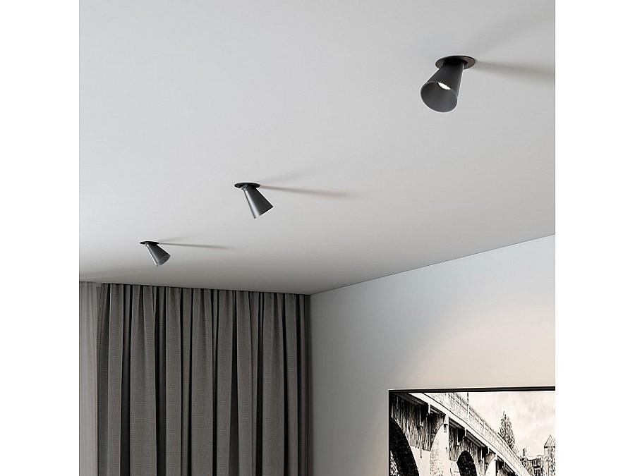 Встраиваемый светильник Elektrostandard Bell 25097/LED 8W 4000K черный