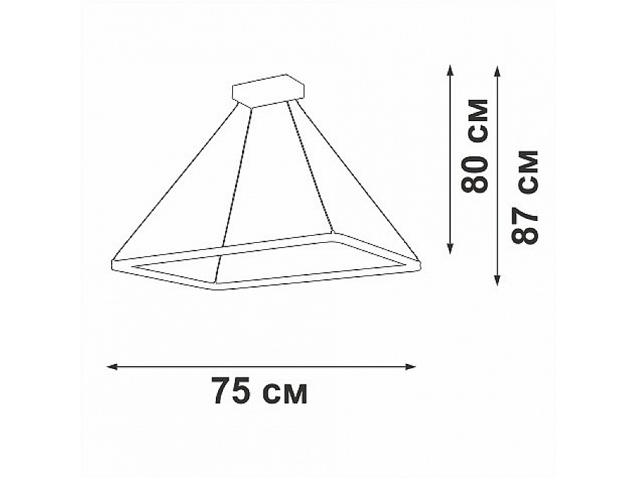 Подвесной светильник Vitaluce V2704 V2704-9/1S
