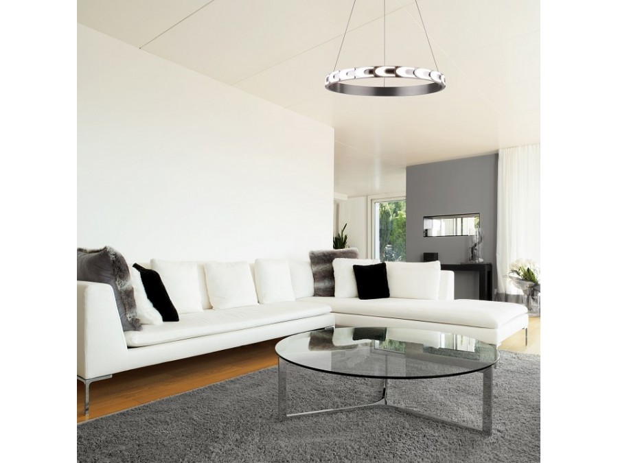 Подвесной светильник Eurosvet Chain 90164/1 сатин-никель 40W