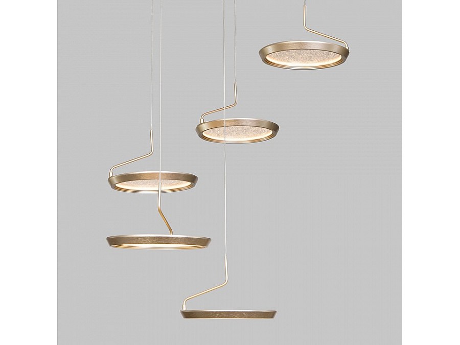 Подвесной светильник Eurosvet Crespella 90034/6 золото