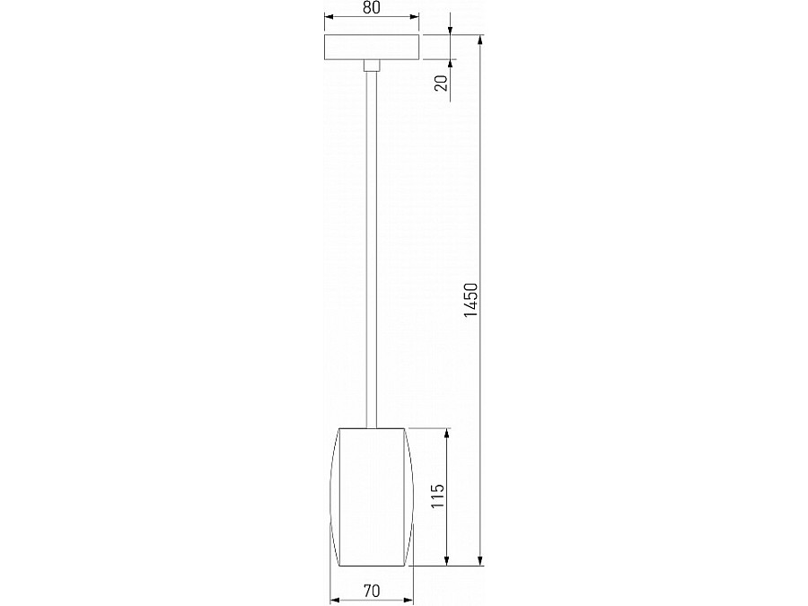 Подвесной светильник Eurosvet Bonaldo 50246/1 LED хром