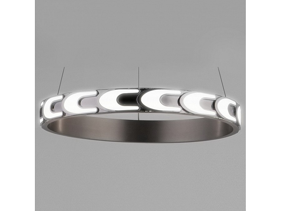 Подвесной светильник Eurosvet Chain 90163/1 сатин-никель 35W