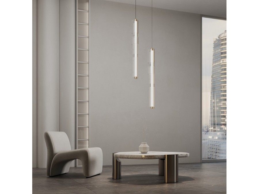 Подвесной светильник Eurosvet  304071 LED латунь