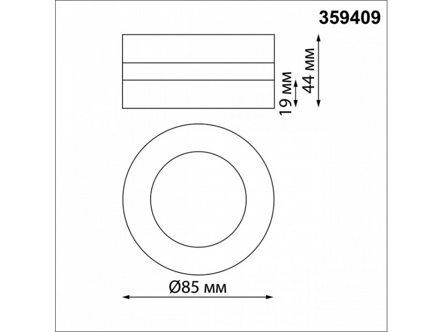 Встраиваемый светильник Novotech GRODA 359409
