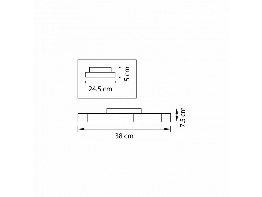 Накладной светильник Lightstar Favo LED 750072