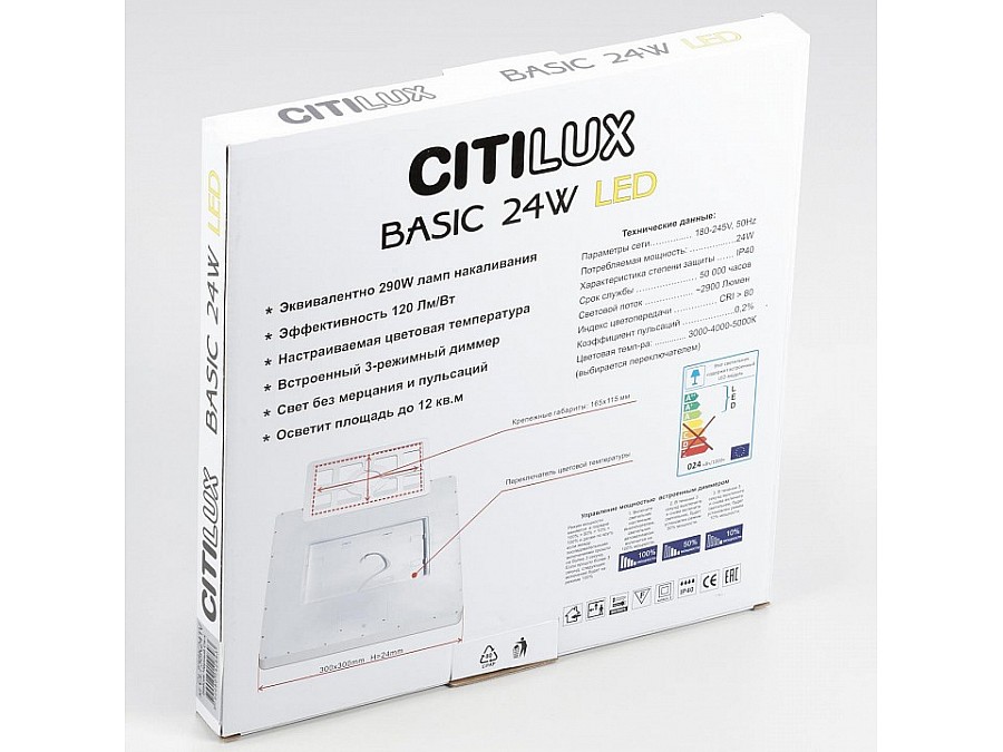 Накладной светильник Citilux Бейсик CL738K241V