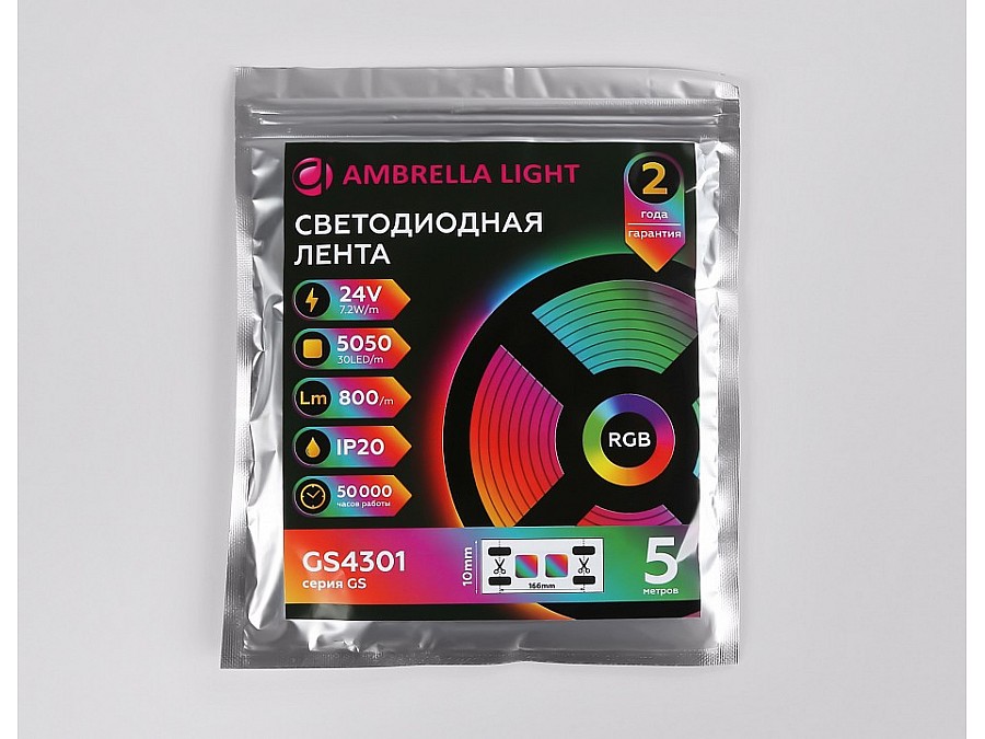 Лента светодиодная Ambrella Light GS GS4301