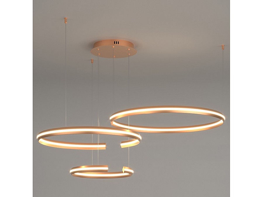 Подвесной светильник Eurosvet Gap 90180/3 золото 160W