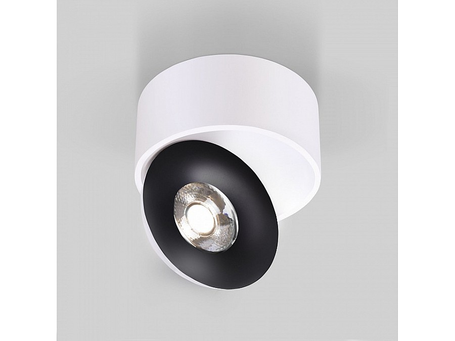 Накладной светильник Elektrostandard Glide Glide 8W белый/черный (25100/LED)