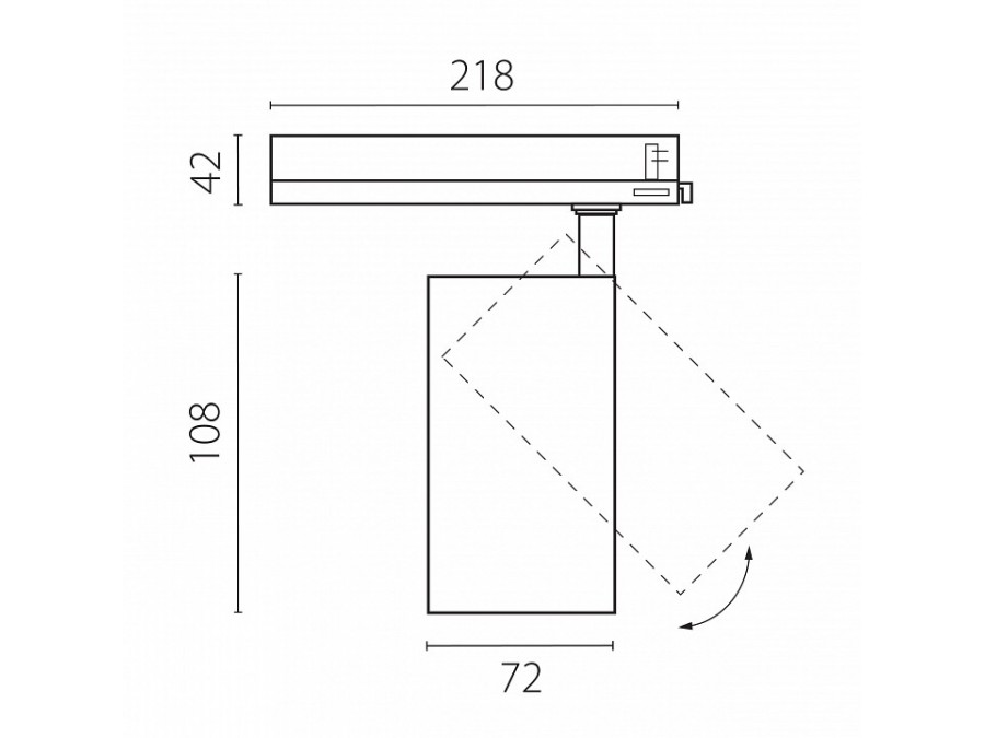 Светильник на штанге Lightstar Alta Base A5246TRIAC