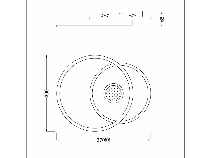 Накладной светильник Escada Arctic 10234/1LED BL