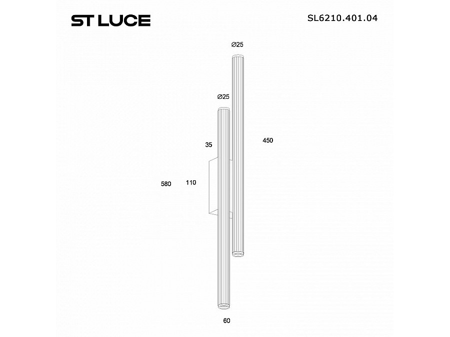 Накладной светильник ST-Luce LILT SL6210.401.04