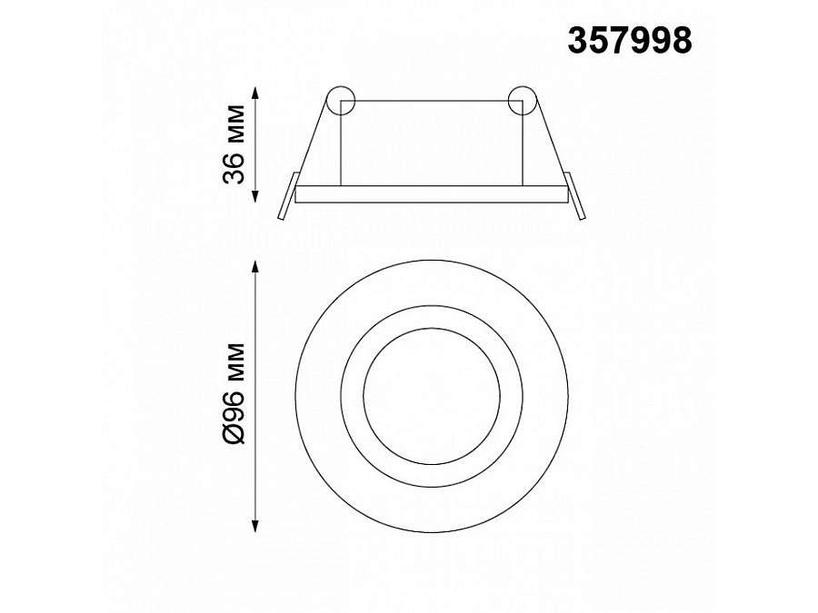 Встраиваемый светильник Novotech Stern 357998