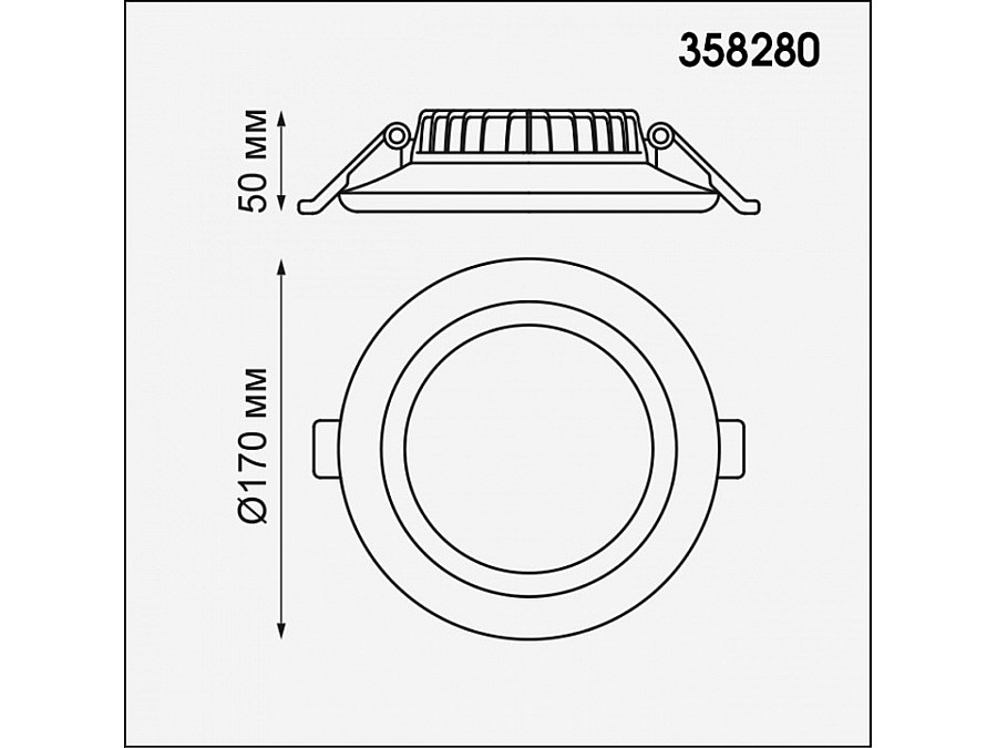 Встраиваемый светильник Novotech Joia 358280