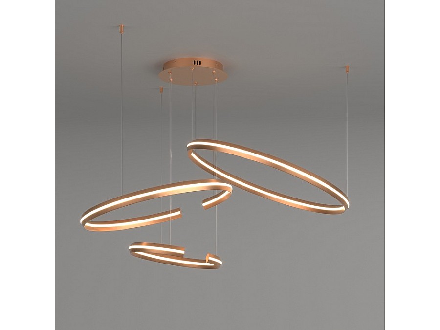 Подвесной светильник Eurosvet Gap 90180/3 золото 160W