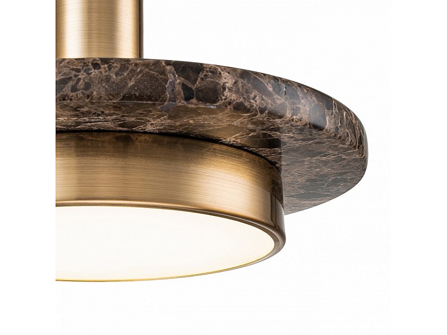 Подвесной светильник Escada Torano 10260/1LED Brown marble