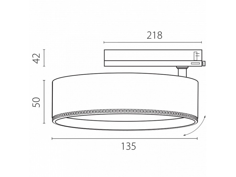 Светильник на штанге Lightstar Alta Pro A5737TRIAC