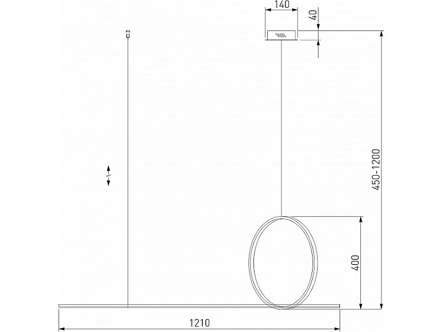 Подвесной светильник Eurosvet Mist 90266/1 золото
