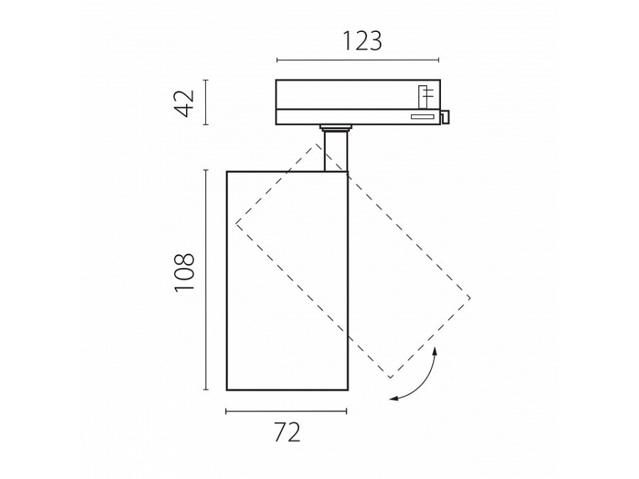 Светильник на штанге Lightstar Alta Base A5246QT36G