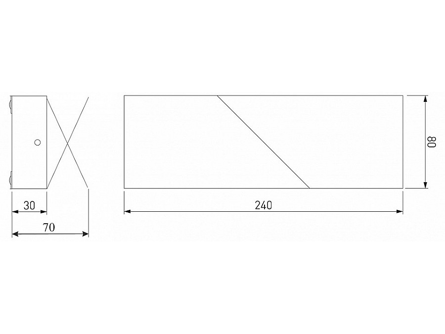 Накладной светильник Elektrostandard Snip 40106/LED