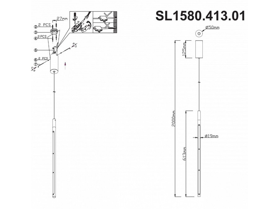 Подвесной светильник ST-Luce Ralio SL1580.413.01