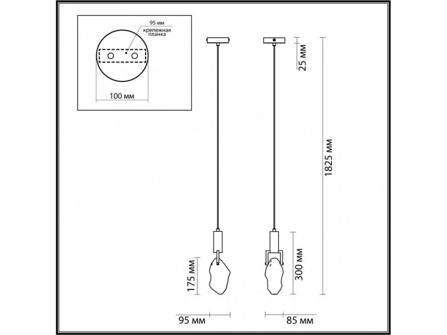 Подвесной светильник Odeon Light Lia 4372/5L