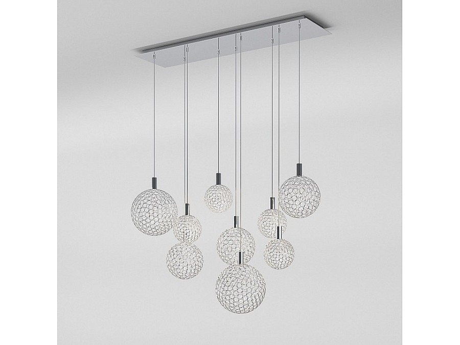 Подвесной светильник Eurosvet Gemini 90353/9 хром