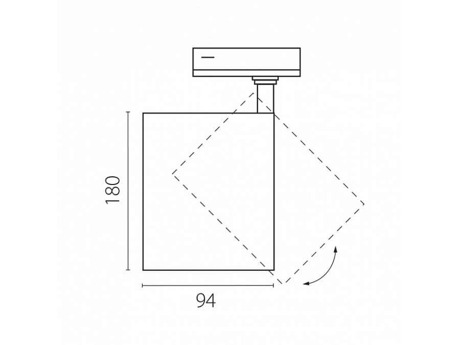 Светильник на штанге Lightstar Canno Pro C4407SS