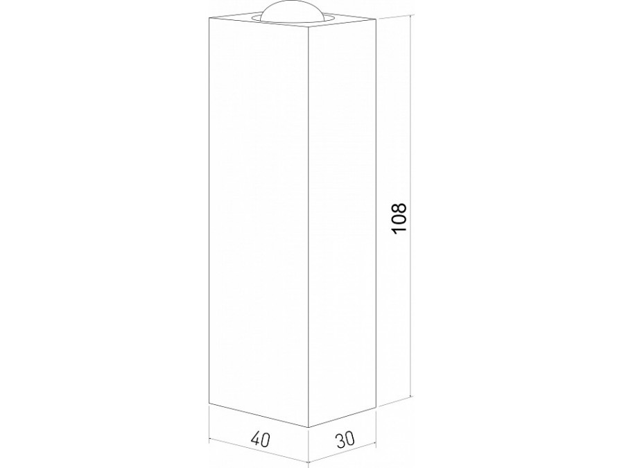 Накладной светильник Elektrostandard Petite 40110/LED черный