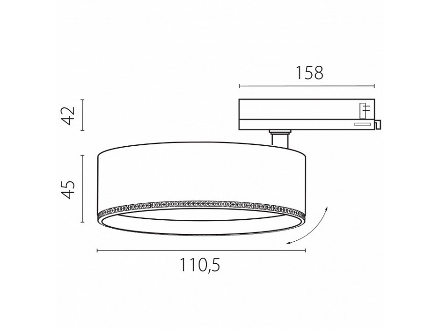Светильник на штанге Lightstar Alta Pro A5646QT60G