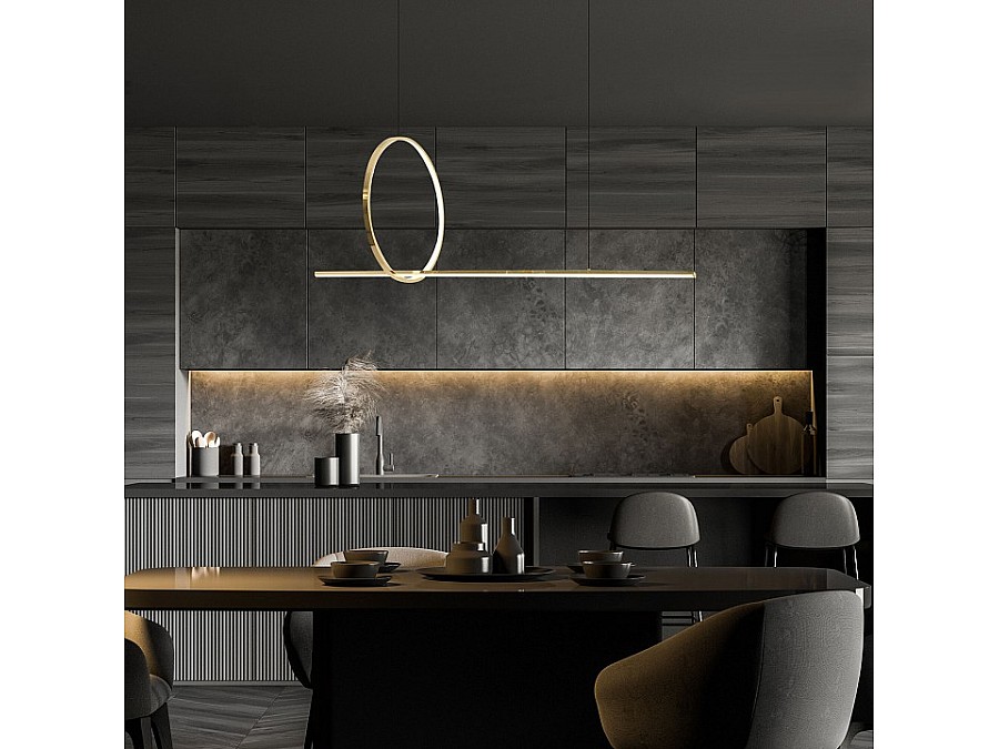 Подвесной светильник Eurosvet Mist 90266/1 золото