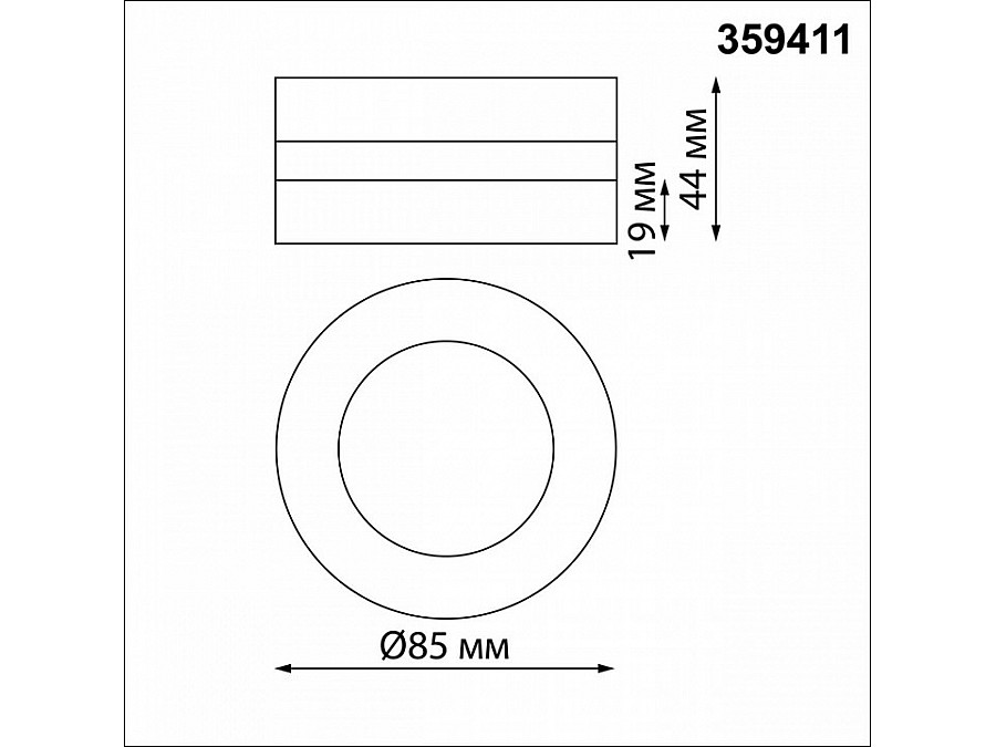 Встраиваемый светильник Novotech GRODA 359411