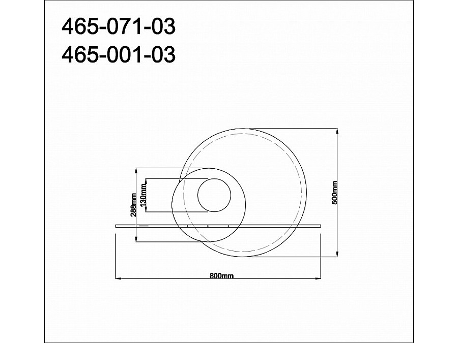 Накладной светильник Velante 465 465-001-03