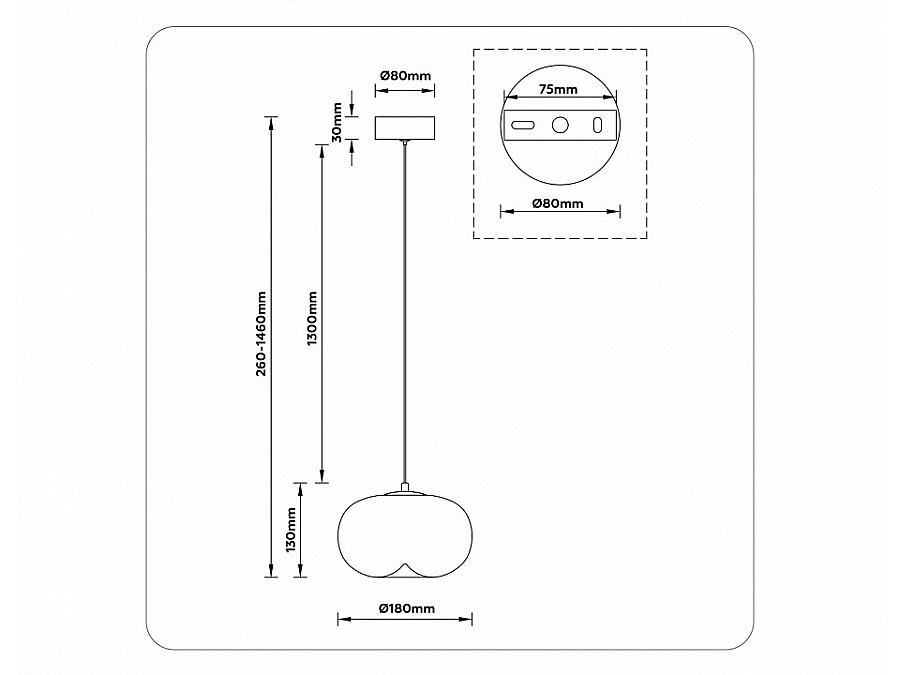 Подвесной светильник Ambrella Light LH LH11083