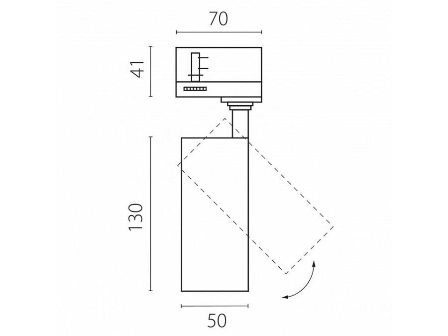 Светильник на штанге Lightstar Canno Pro C4126QT