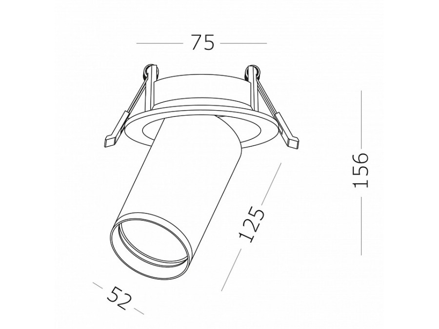 Встраиваемый светильник на штанге ST-Luce ST759 ST759.548.07