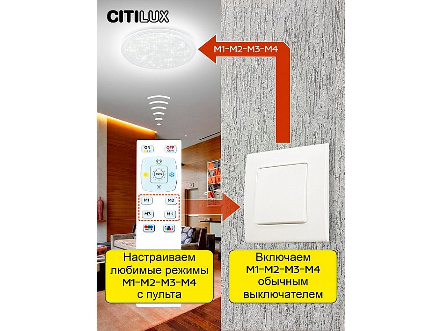 Накладной светильник Citilux Спутник CL734900G