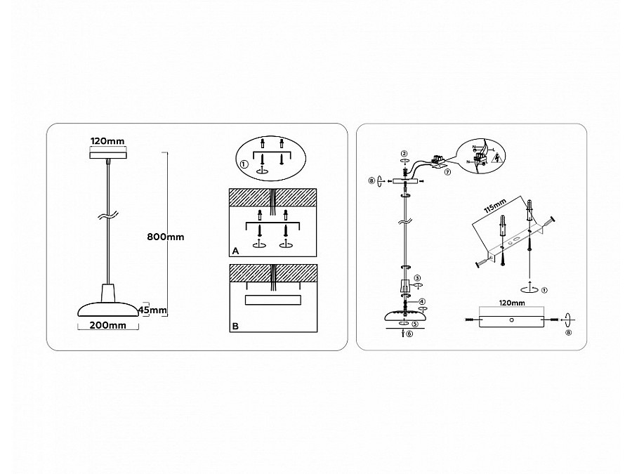 Подвесной светильник Ambrella Light FL FL4839