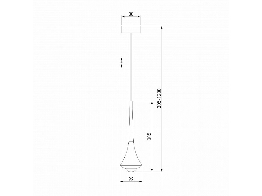 Подвесной светильник Elektrostandard Hill Hill 5W жемчуг черный (50211 LED)
