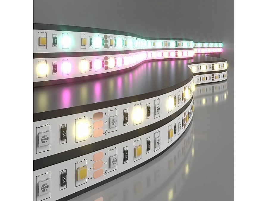 Лента светодиодная Elektrostandard 24V 60Led 14,4W IP20 RGBW a053728