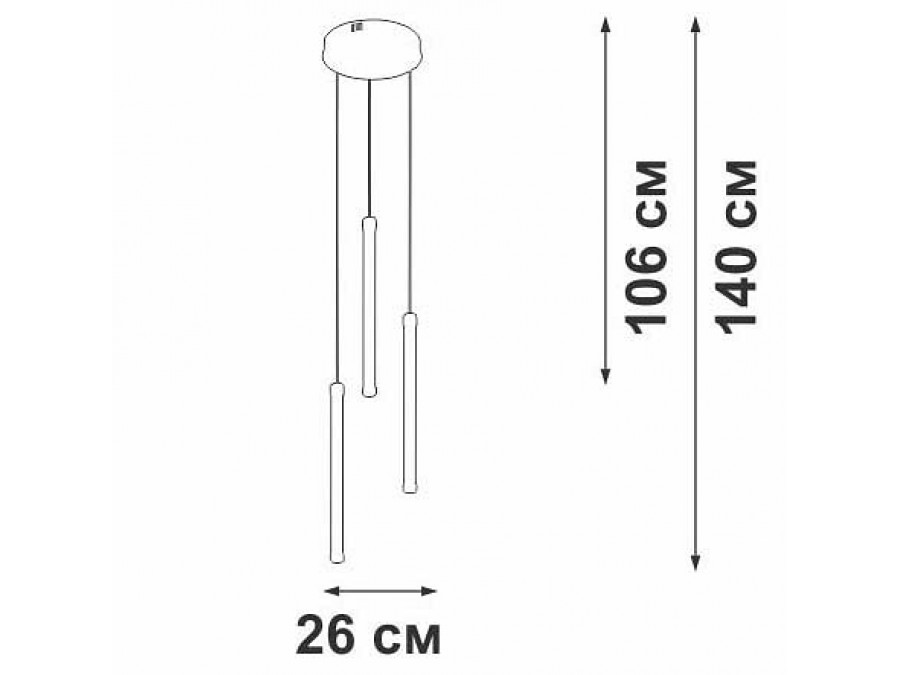 Подвесной светильник Vitaluce V3849DT V3849DT-8/3S