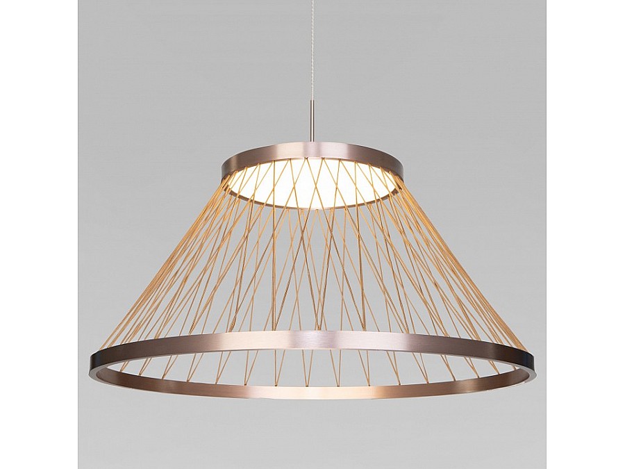 Подвесной светильник Eurosvet Cesta 40017/1 LED коричневый