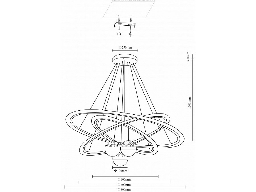 Подвесной светильник Velante Velante 431-103-06