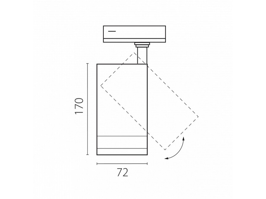 Светильник на штанге Lightstar Canno Pro C4207SS